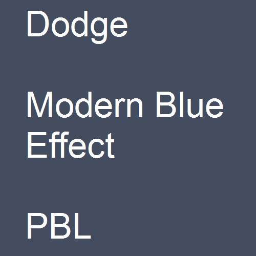 Dodge, Modern Blue Effect, PBL.